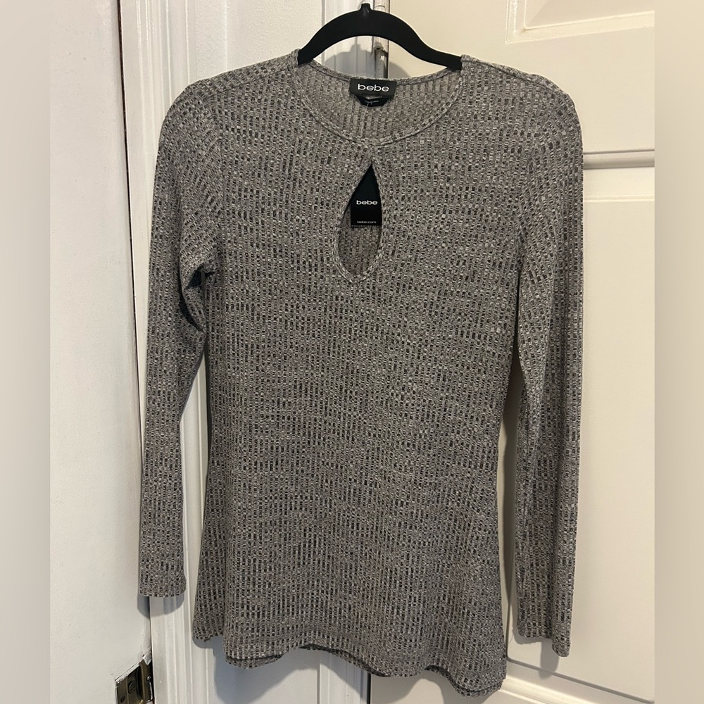 Bebe Christi Slit Tunic Size Small NWT